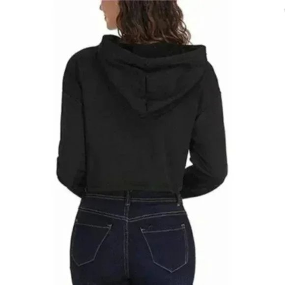 FRIENDS TV Show Crop Top Pullover Hoodie Sweatshirt - Picture 5 of 7